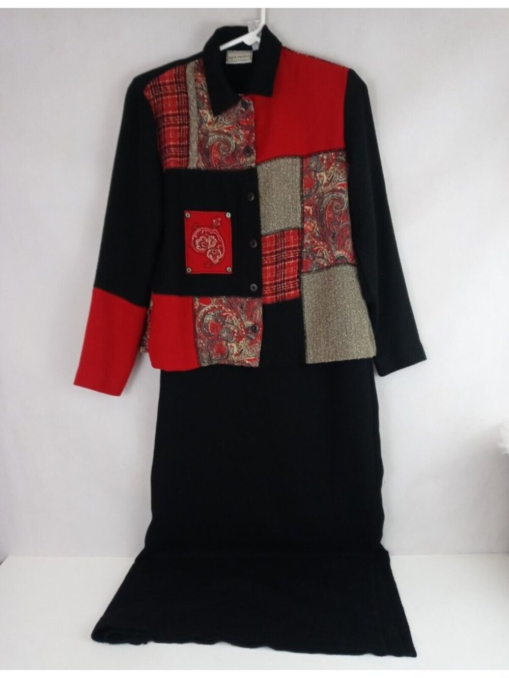 Napa Valley Petites Women's Dress & Blazer Jacket Floral Paisley Designs PS